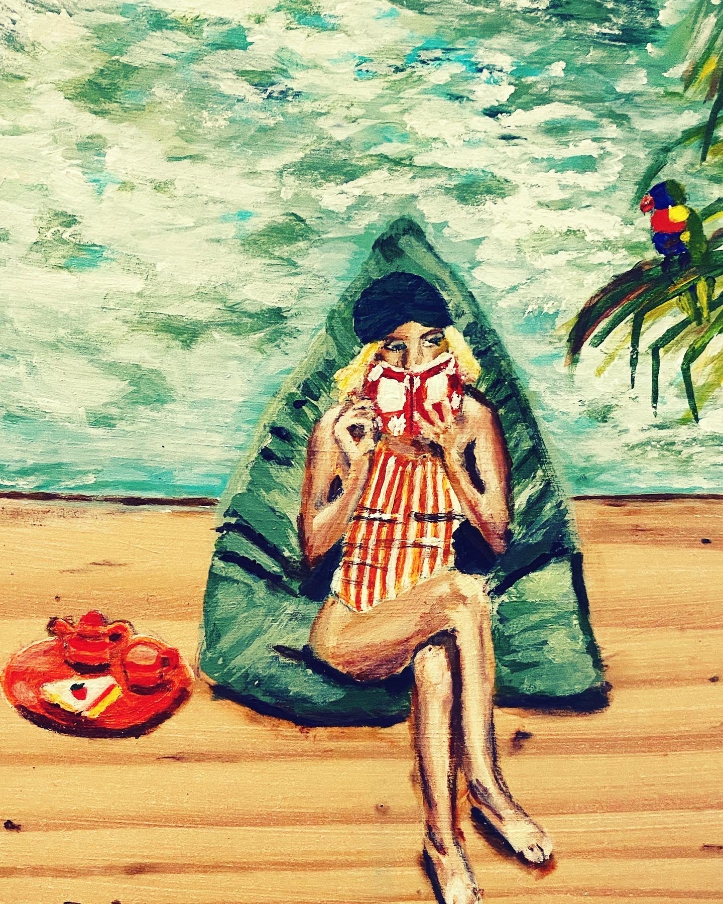 An afternoon by the pool