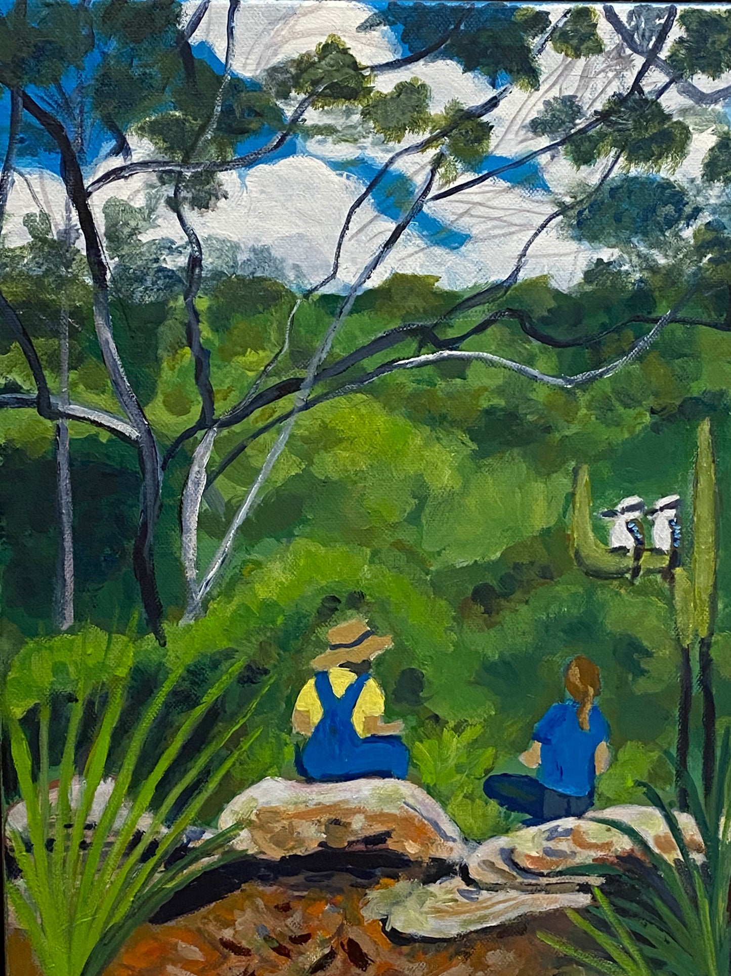 Meditation on the Australian bush